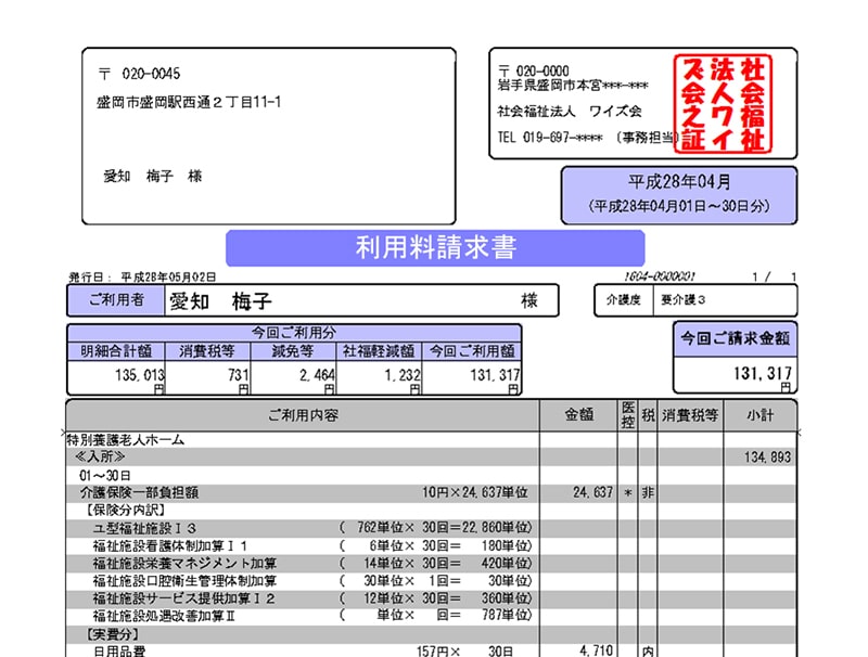 ケアハウス向け介護ソフト（ケアハウス管理システムSP）｜介護ソフトのワイズマン