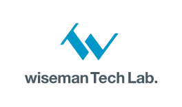 ロゴ：wiseman Tech Lab.