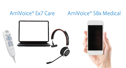 AmiVoice® Ex7 Care　AmiVoice® SBx Medical